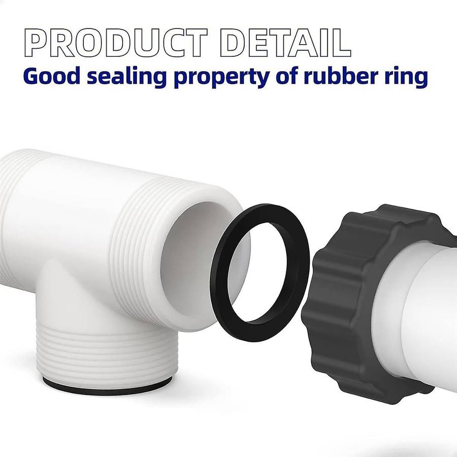 Pool Hose T Splitter Pump 1.5 Inch Pool Hose Extender for & Above Ground Pool Hose Connector Parts