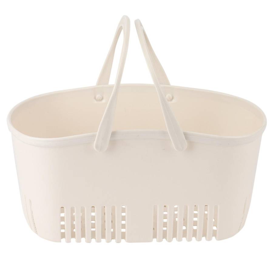 Portable Bath Basket Bathroom Bath Basket Student Bathhouse Plastic Bathing Wash Basket Toilet Stora