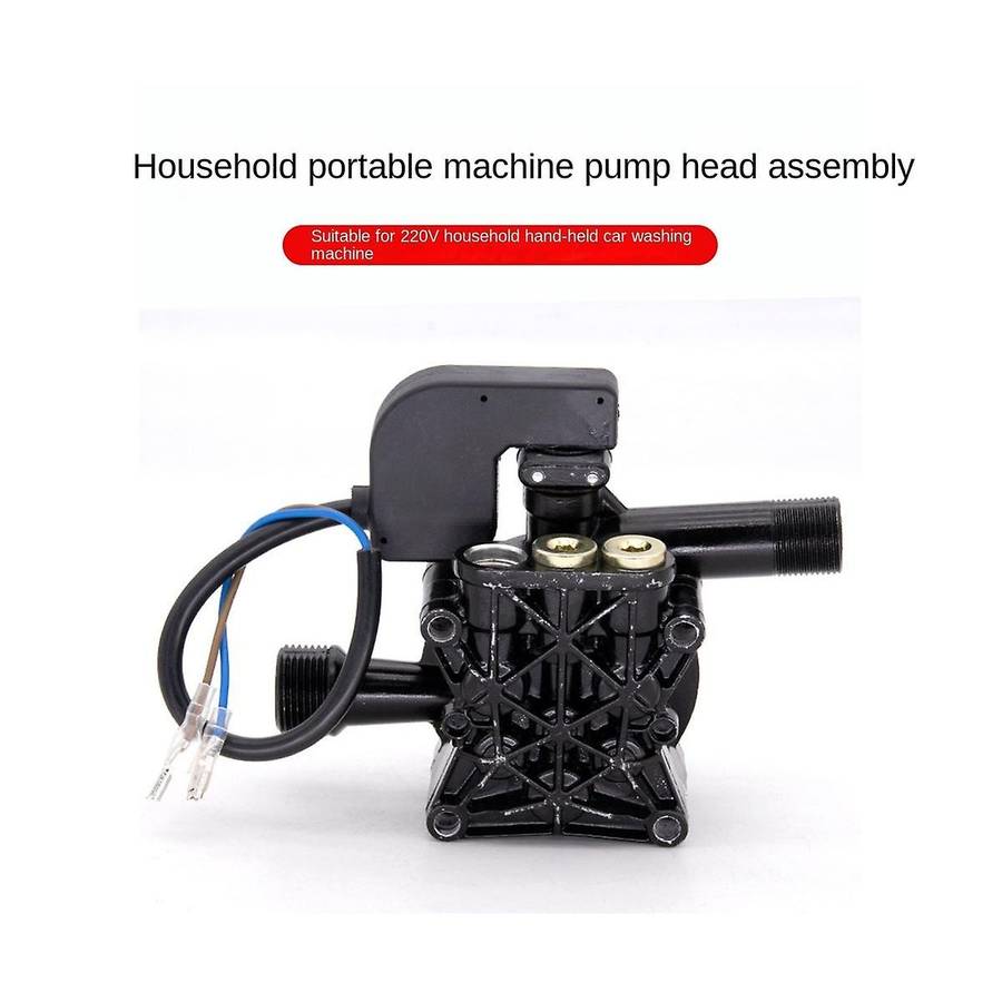 Portable Car Washing Machine Accessories Pump Head Assembly 220V High Household High Pressure Pump