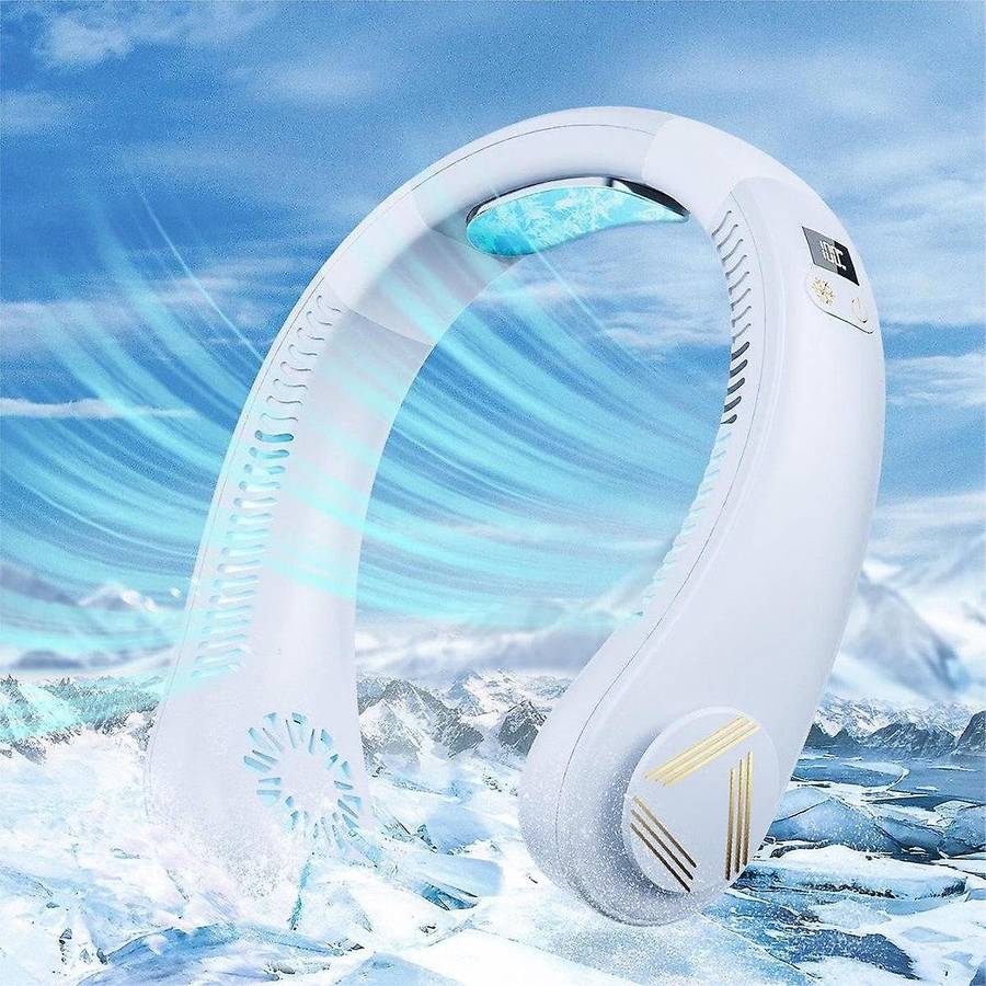 Portable Hanging Neck Air Conditioner Fan Semiconductor Cooling Neck Fan, 4000mah Wearable Air Condi