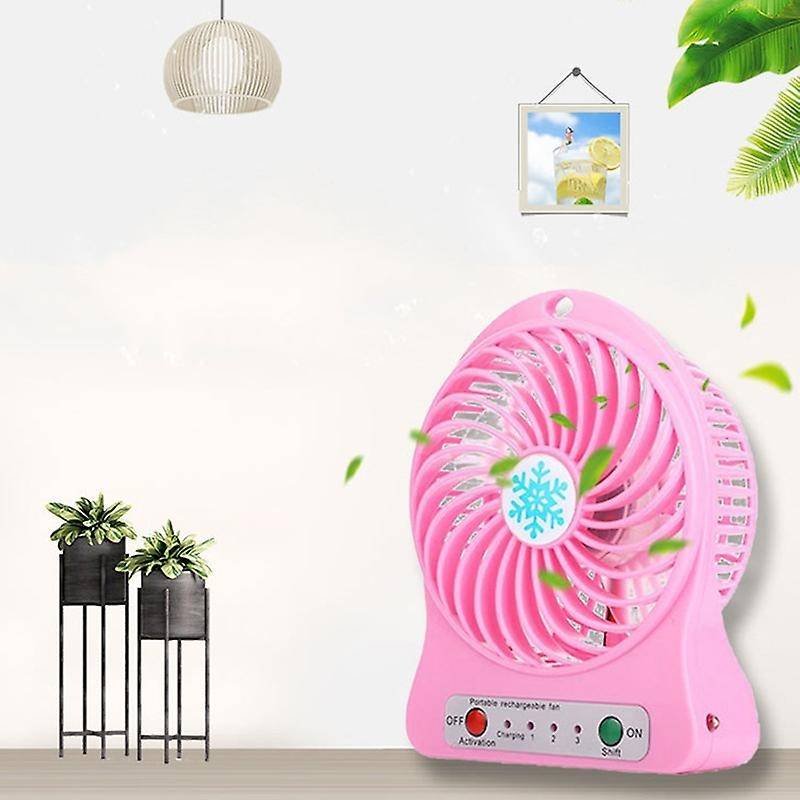 Portable Rechargeable Mini Fan Cooler Mini Desk Fan Usb Cooling Rechargeable Handheld Fans White