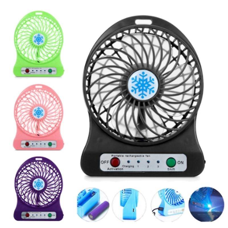 Portable Rechargeable Mini Fan Cooler Mini Desk Fan Usb Cooling Rechargeable Handheld Fans White