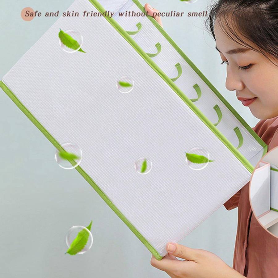 PP Wardrobe Clothes Organizer Jeans Compartment Storage Box Underpants Foldable Wardrobe Storage Box
