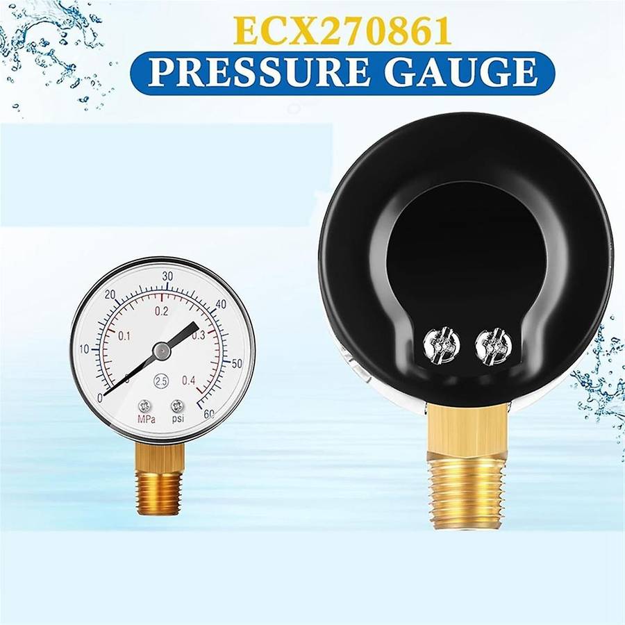 Pressure Gauge Replacement ECX270861 Drain Cap for SX180LA Drain Cap with Gasket for SX180HG Pump Pi