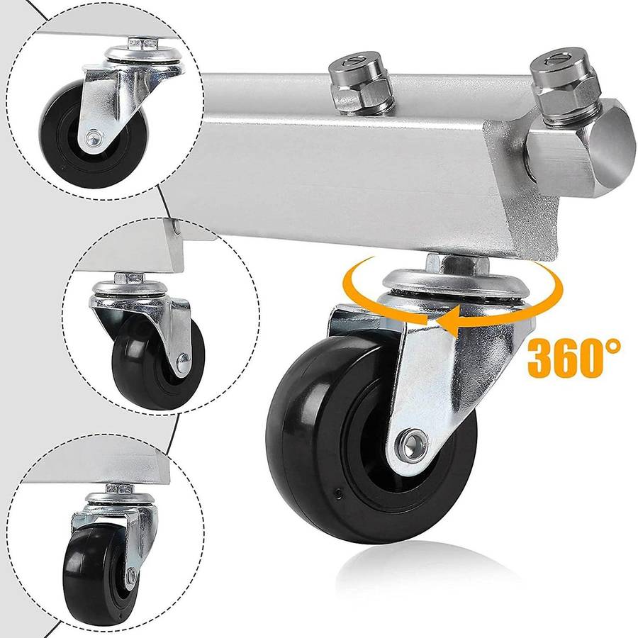 Pressure Washer Cleaner with 6 Nozzles, Under Car Washer Broom Attachments Extension Wand 60 Angled