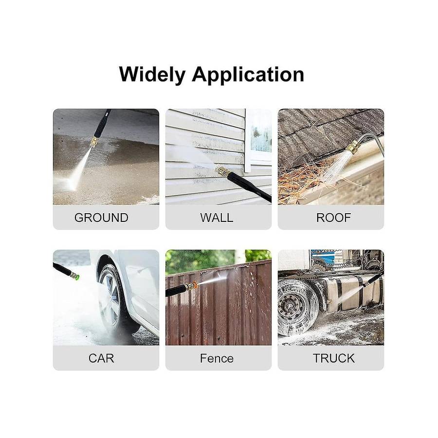 Pressure Washer Extension Wand-gutter Cleaning Tools Extension Wand Power Washer Replacement ,1/4inc