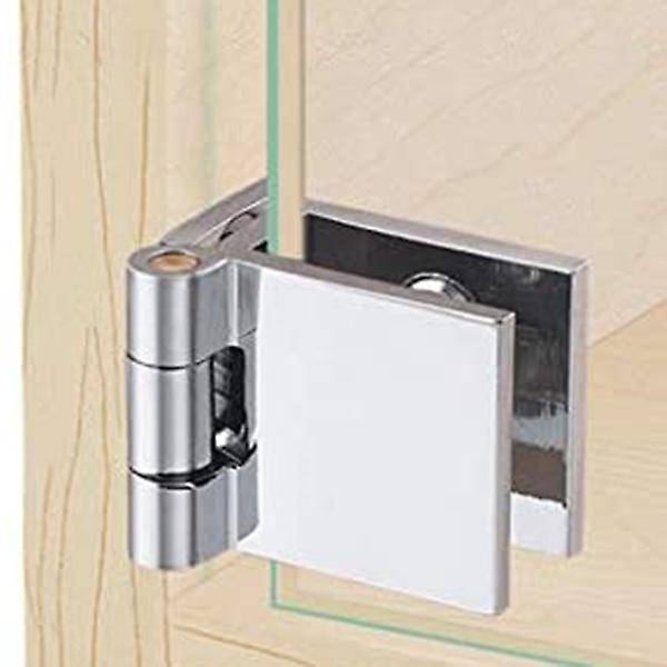 Set Of 8 Glass Door Hinges, 5mm-8mm for Cabinet Cupboard Glass Door