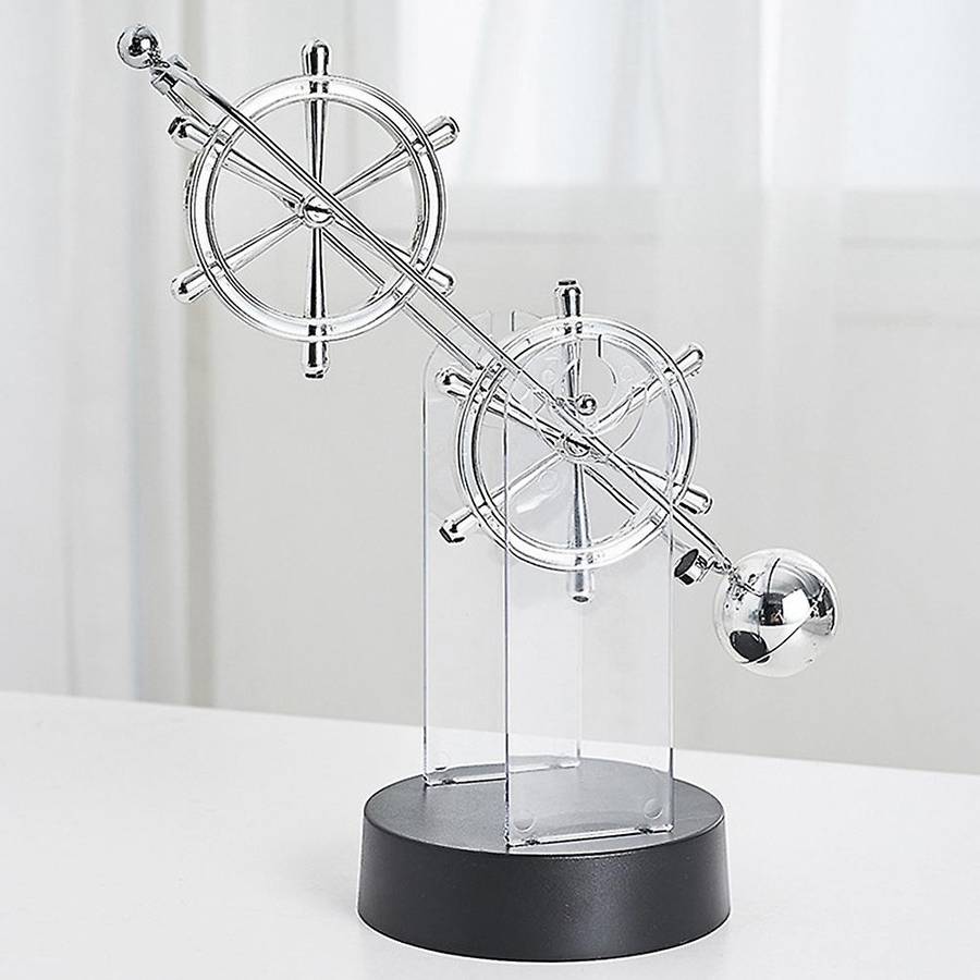 Newton Cradle Pendulum Rudder Ball Perpetual Motion Physics Decor