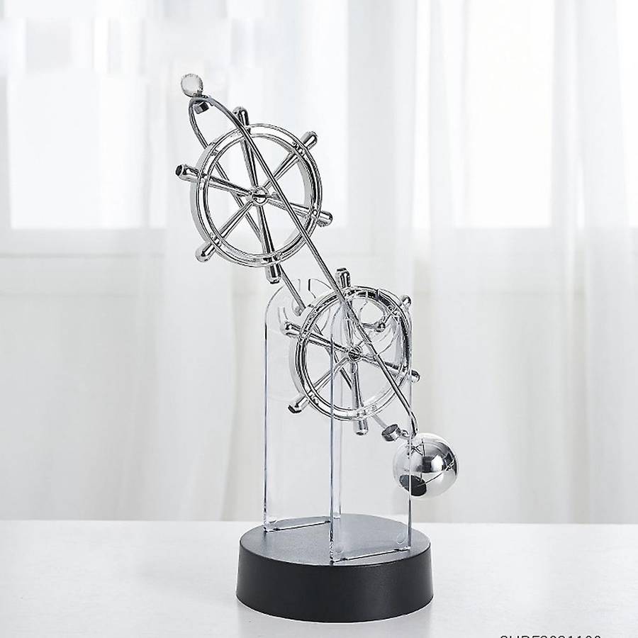 Newton Cradle Pendulum Rudder Ball Perpetual Motion Physics Decor