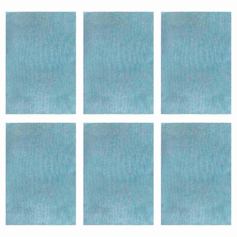 Placemats Place Mat Blue Table Mats Set Of 6 Non Slip Easy to Clean