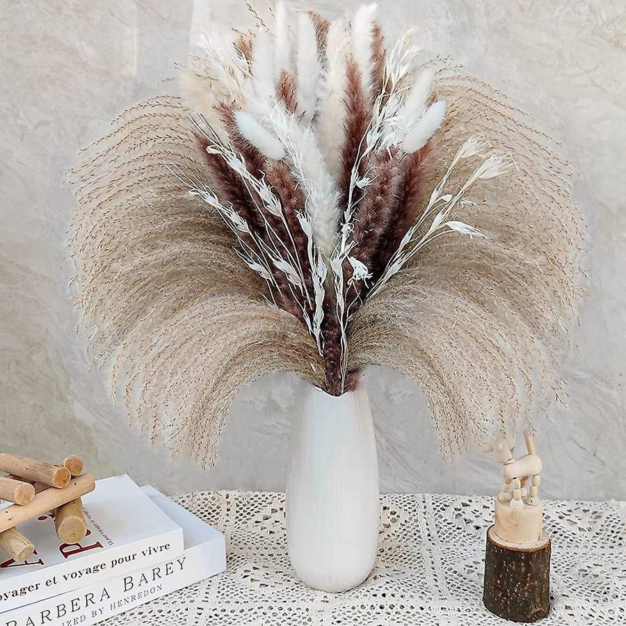 Dried Pampas Grass Boho Decor for Vase Flower Arrangements Home