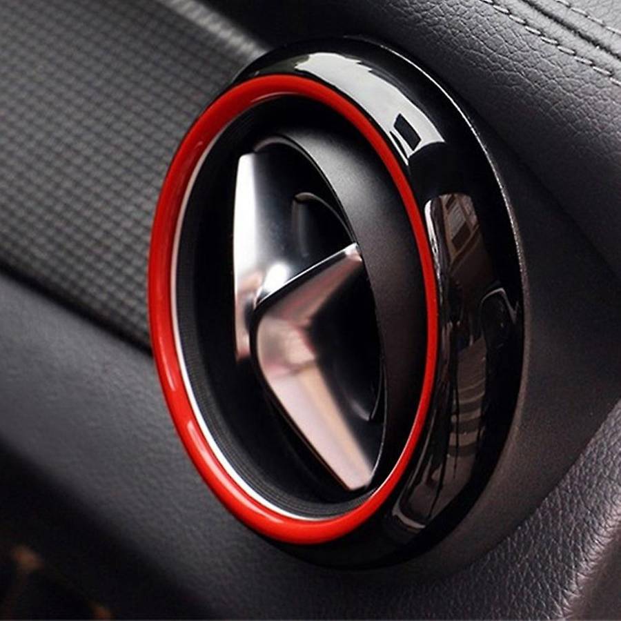 5pcs Vent Outlet Cover Trim Red for Benz A B Cla Gla Class W176 12-18