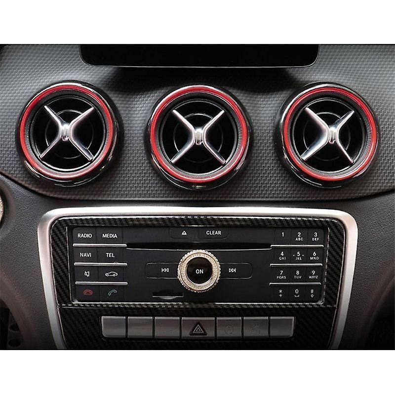 5pcs Vent Outlet Cover Trim Red for Benz A B Cla Gla Class W176 12-18