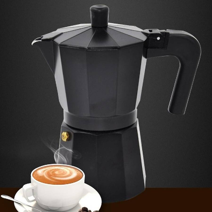300ml Italian Octagonal Moka Pot Aluminum Coffee Pot Coffee
