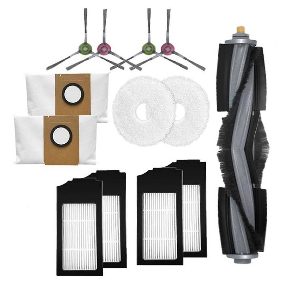 Filter Brush Dust Bags Mop Pads for Ecovacs Deebot X1 Turbo Omni