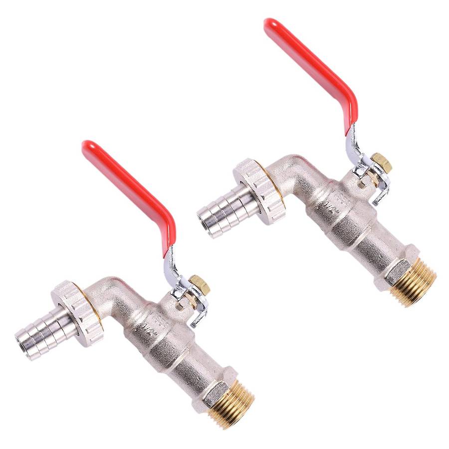 Outside Garden Faucet Turn Off/ On 1/2 Inch Manual Long Handle Faucet