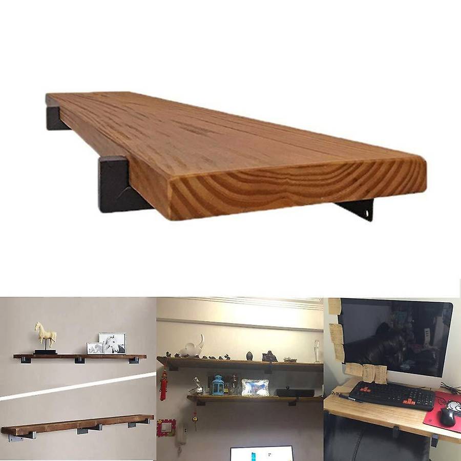 2 Pieces Shelf Bracket Shelf Support Heavy Duty Bracket Shelf (30cm)