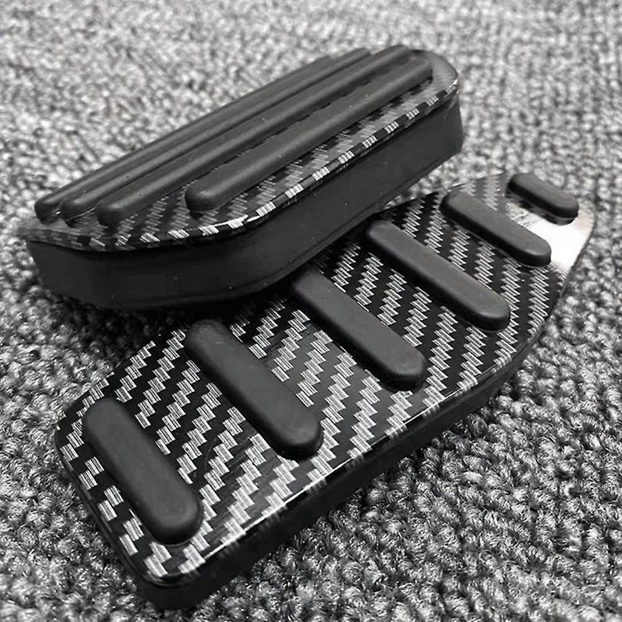 Fuel Brake Foot Pedals Cover Pad for Suzuki Jimny 19-22 Carbon Fiber
