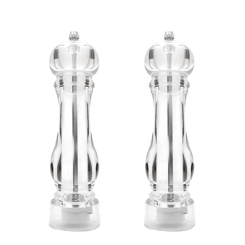 2 Pack Salt and Pepper Grinder Mill Set for Whole Peppercorn and Salt
