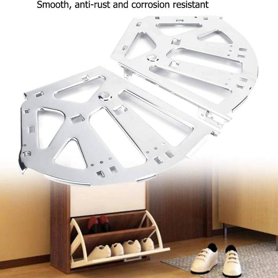 Stainless Steel Hinge Shoes Drawer Cabinet Skeleton Support (3 Layer)