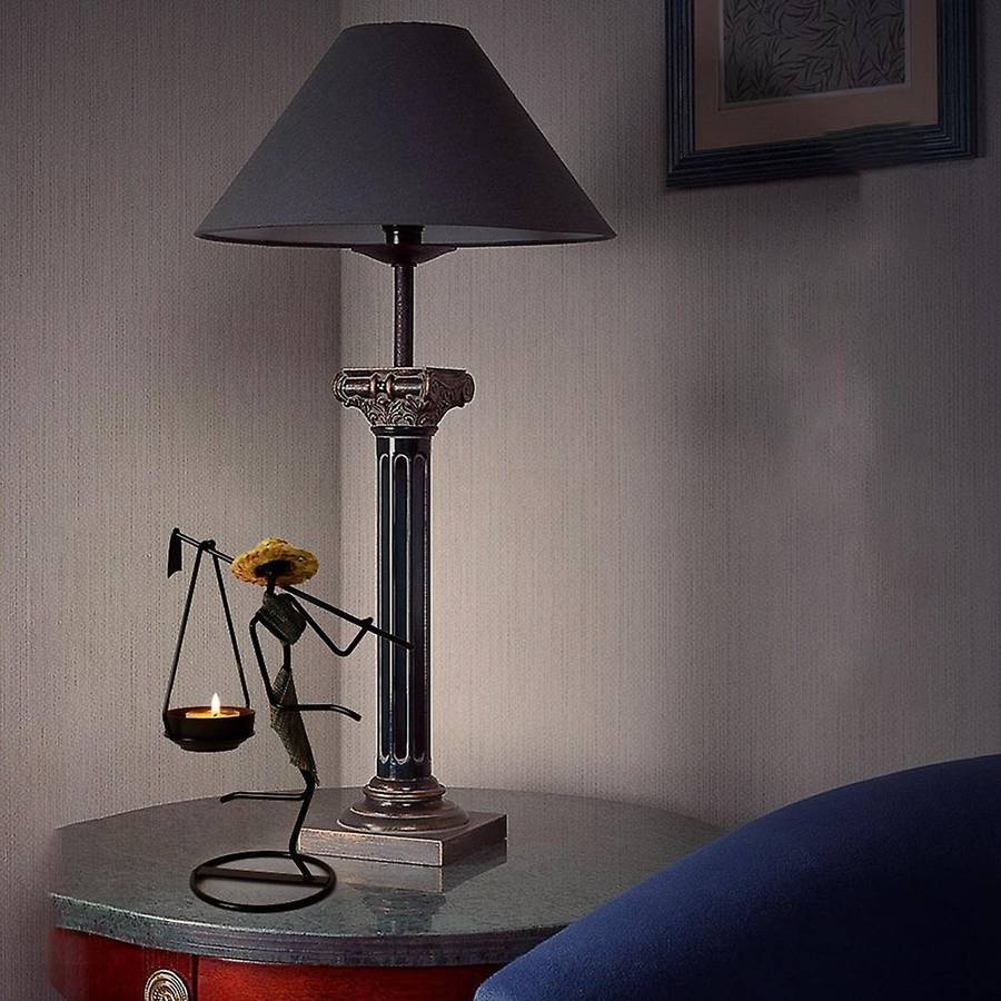 Candle Holder Home Decoration Accessories Humanoid Figurines Decor-b