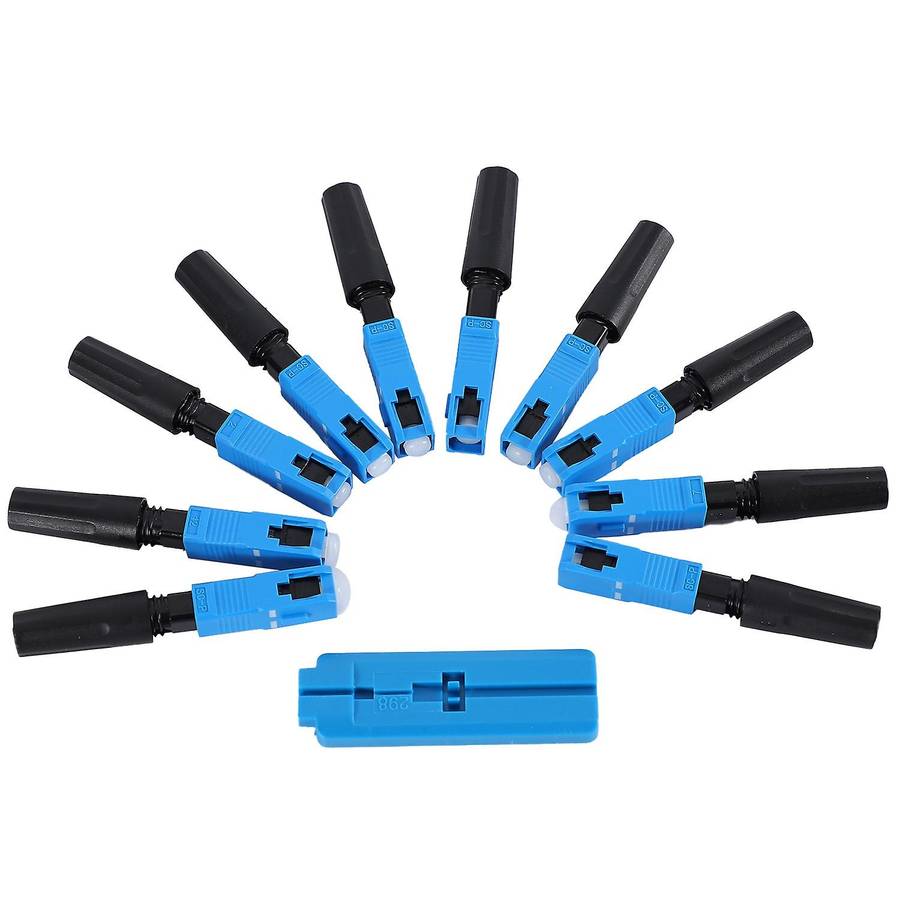 50 Pcs Embedded Sc Upc Fiber Optic Fast Connector Ftth Single-mode