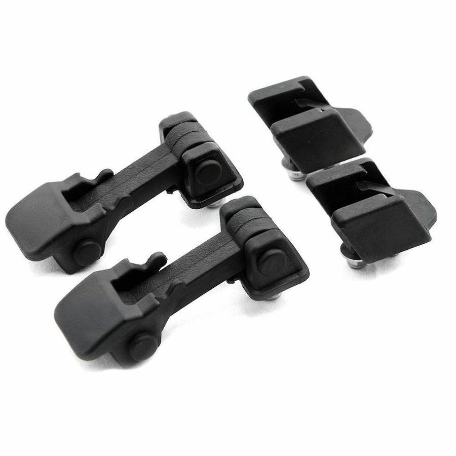 1 Pair Front Hood Latch Catch & Bracket for Jeep Wrangler Tj 97-06