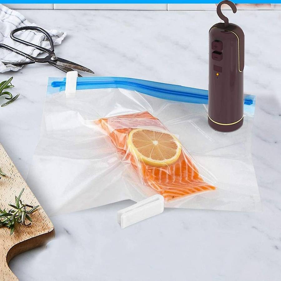 Handheld Vacuum Sealer, for Vacuum Storage Bags, with 2 Vacuum Bags
