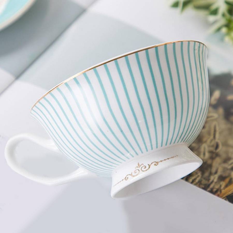 British Style Classic Coffee Cup Set Luxury Gift Ceramic Mug