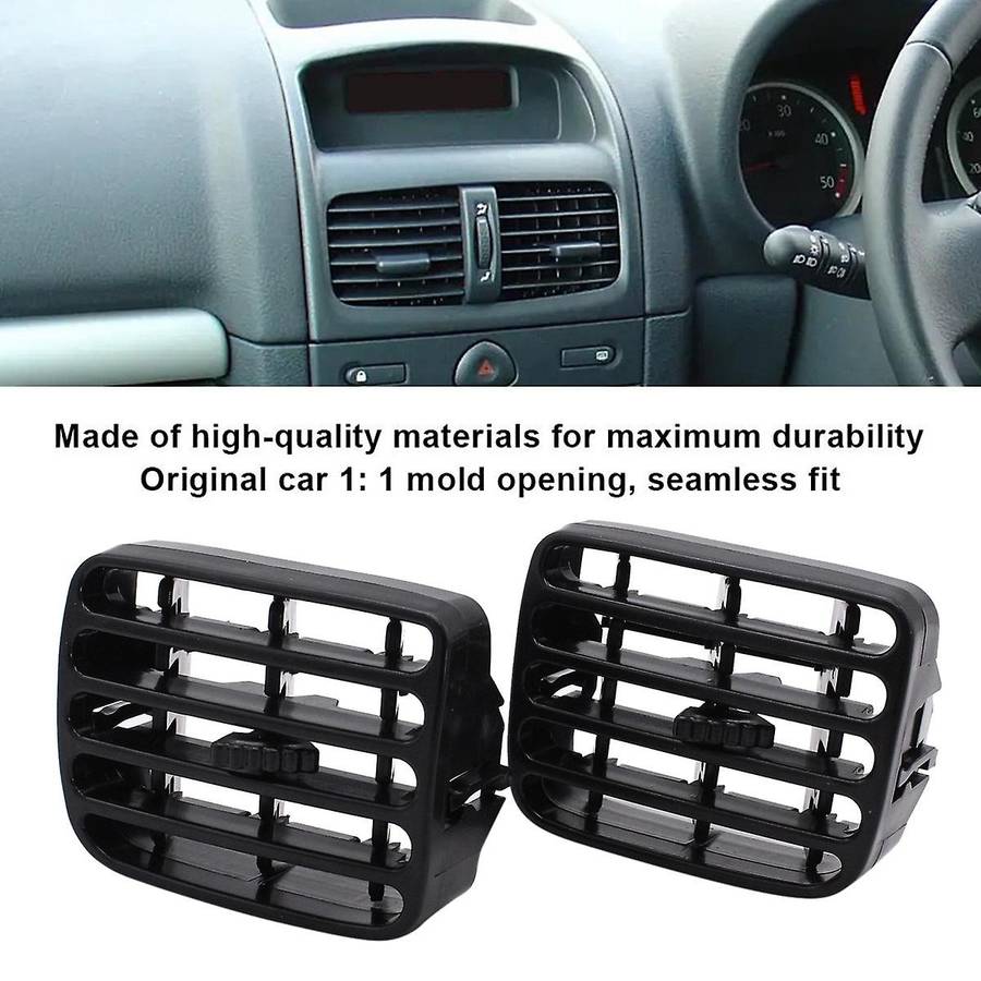 1pair Car Center Console Air Vent for Renault Clio Ii 1998-2001