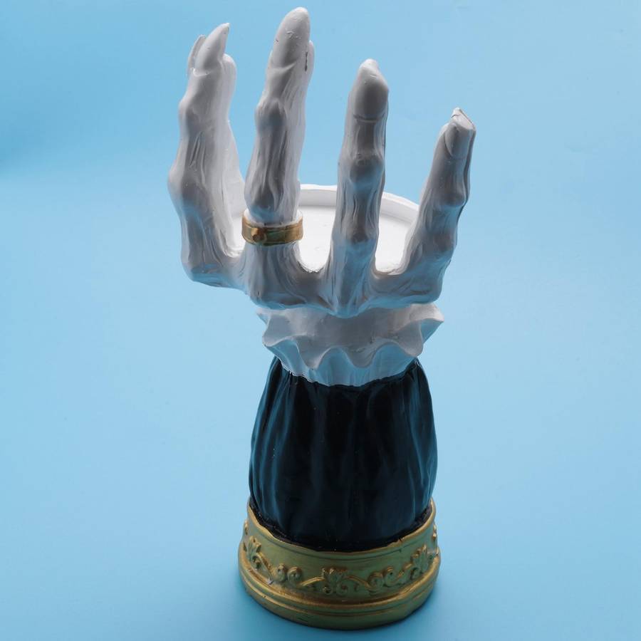 Halloween Candle Holder Candlestick Resin Candle Utensils Decor