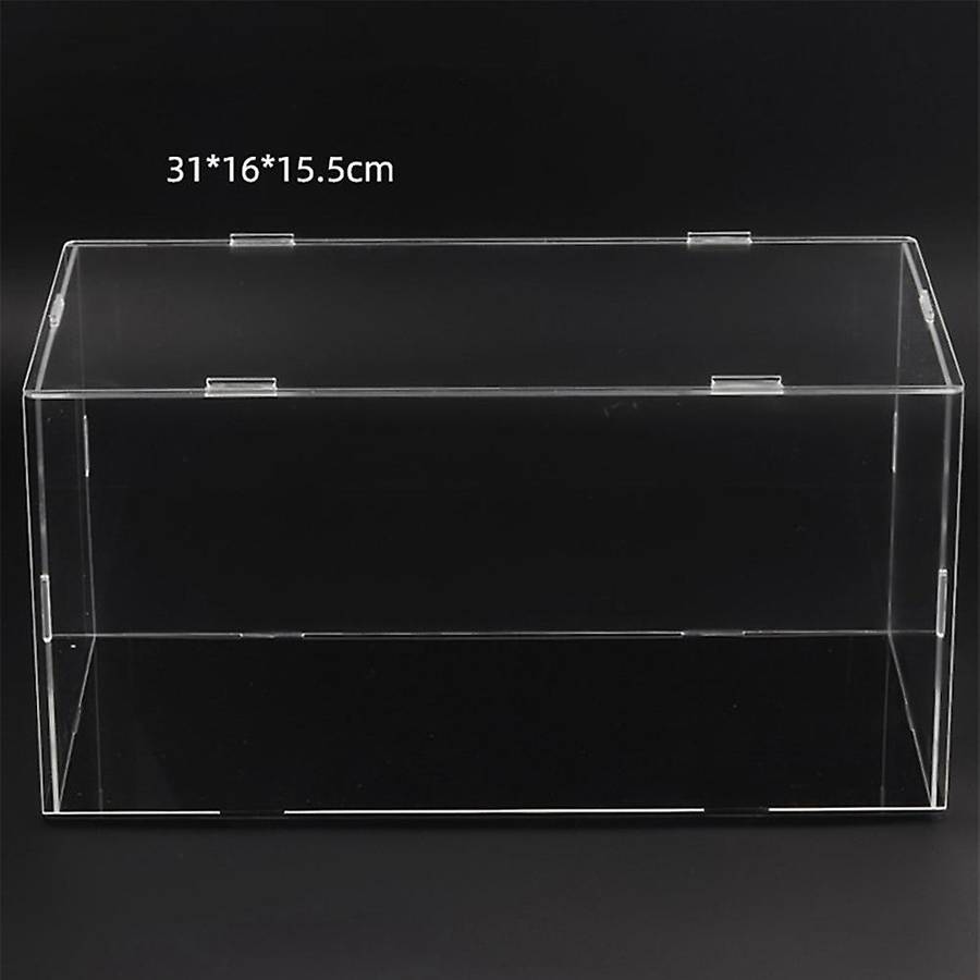 1 Transparent Cabinet for 1:18 Die-cast Model Toy Car 31x16x15.5cm