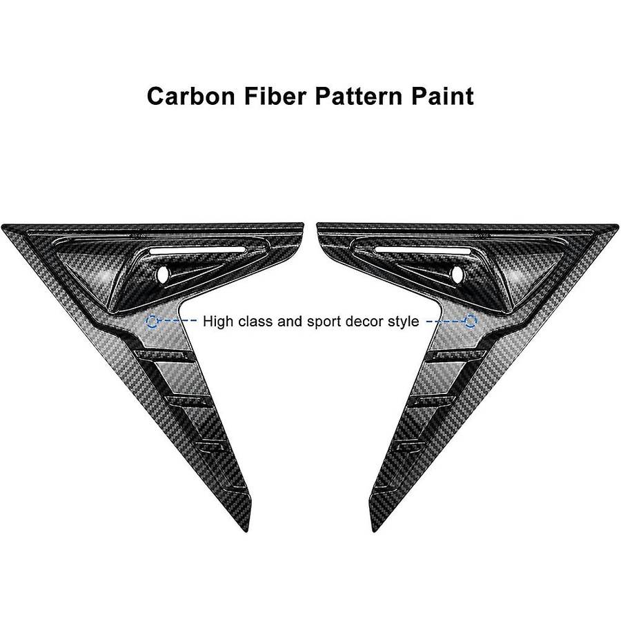 Side Camera Cover for Tesla Model 3 2017-2021 Model Y 2020 Black
