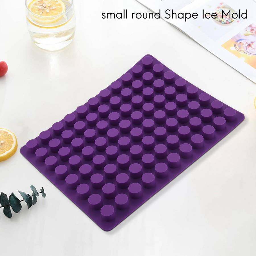 88 Holes Silicone Round Shape Ice Mold Ice Cream Maker Accessories