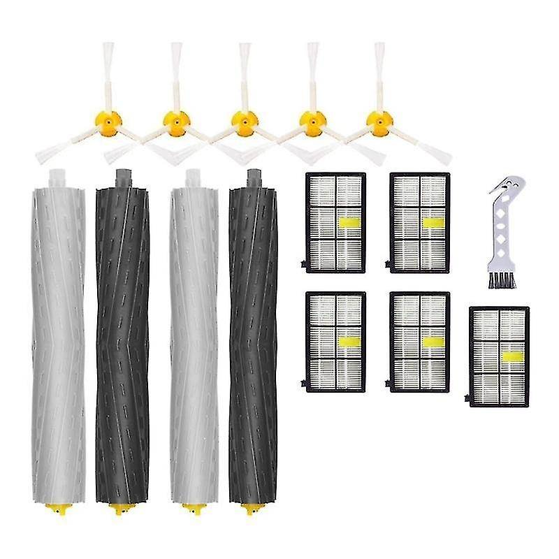 Replacement Roller Brush Side Brush Hepa Filter for Irobot Roomba