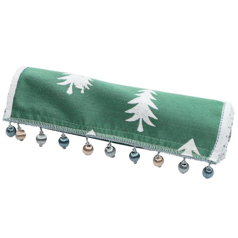 Table Runner with Tassel Chenille Table Cloths