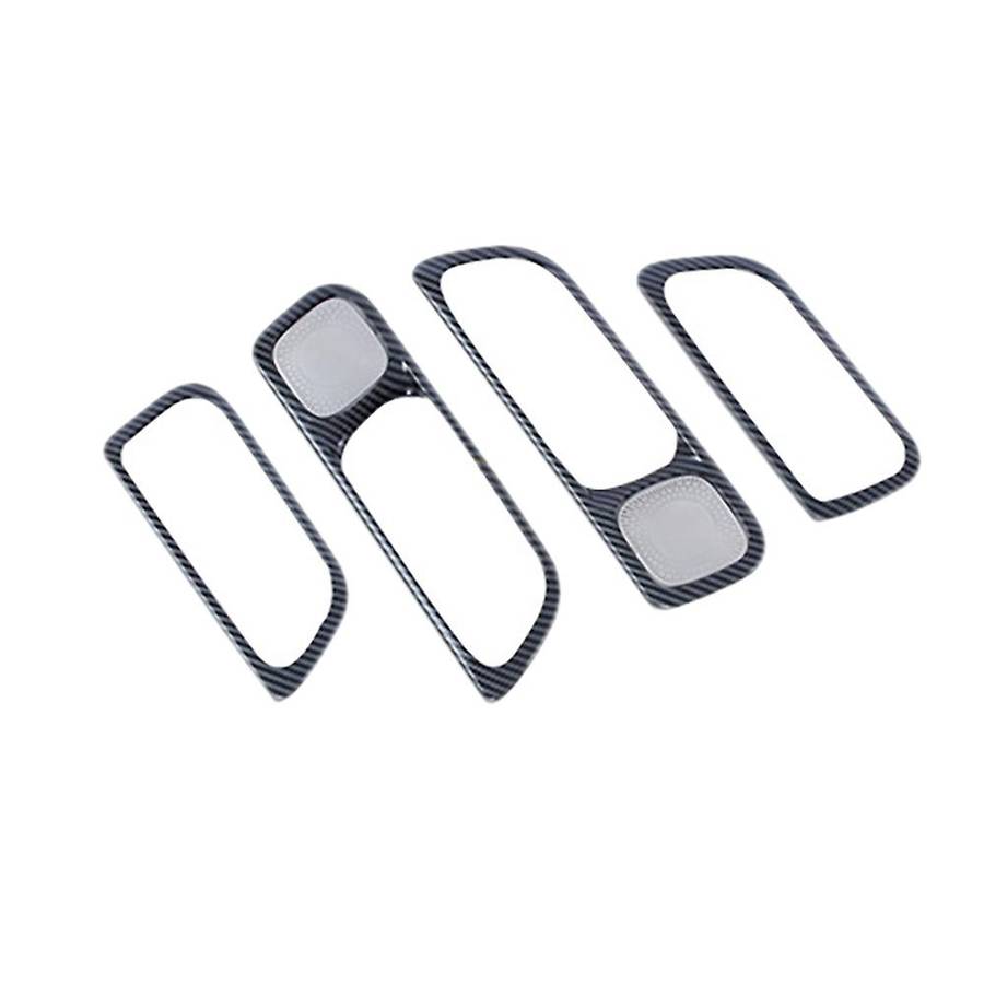 Car Accessories Carbon Fiber Abs Car Inner Door Handle Frame Cover