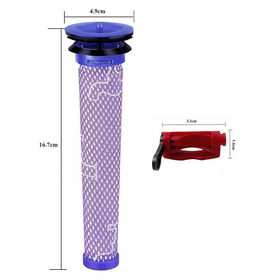 6 Pcs Pre-filter Set for Dyson Dc58 Dc59 Dc61 Dc62 V6 V7 V8 Vacuum