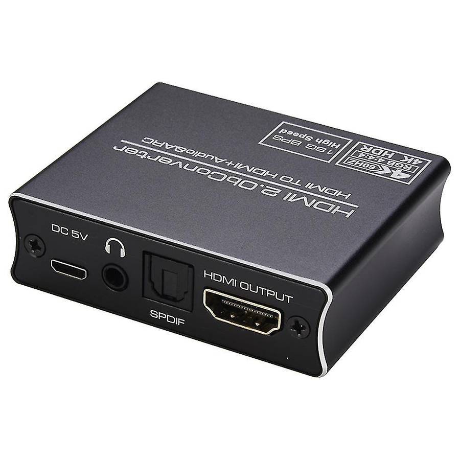 4k@60hz Hdmi-compatible 2.0b Audio Extractor, Audio Converter Adapter