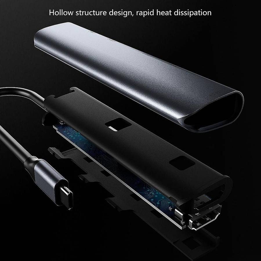 Five In One Docking Station Usb C Hub Hdmi-compatible with 4k@30hz+pd