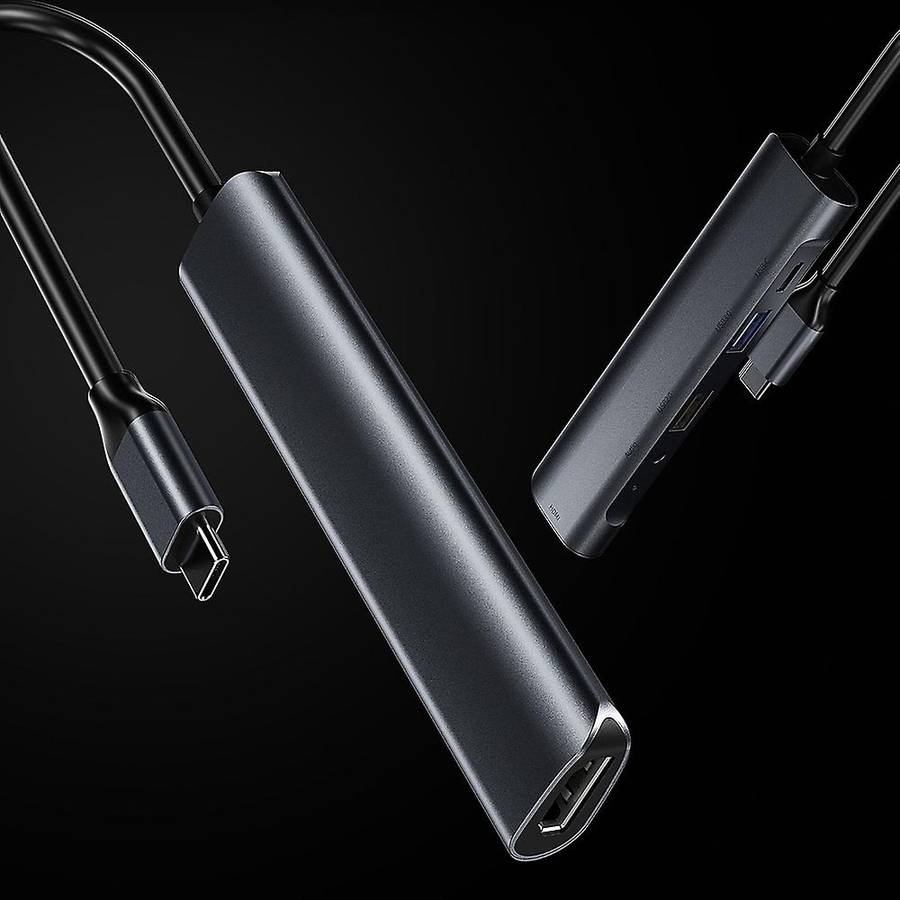 Five In One Docking Station Usb C Hub Hdmi-compatible with 4k@30hz+pd
