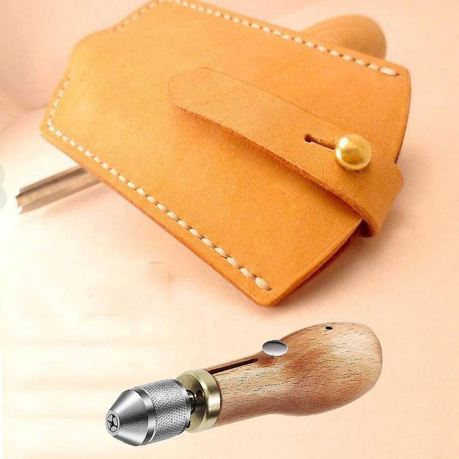 9pcs Sewing Awl Kit, Sewing Awl with Needles, for Diy Leather Craft