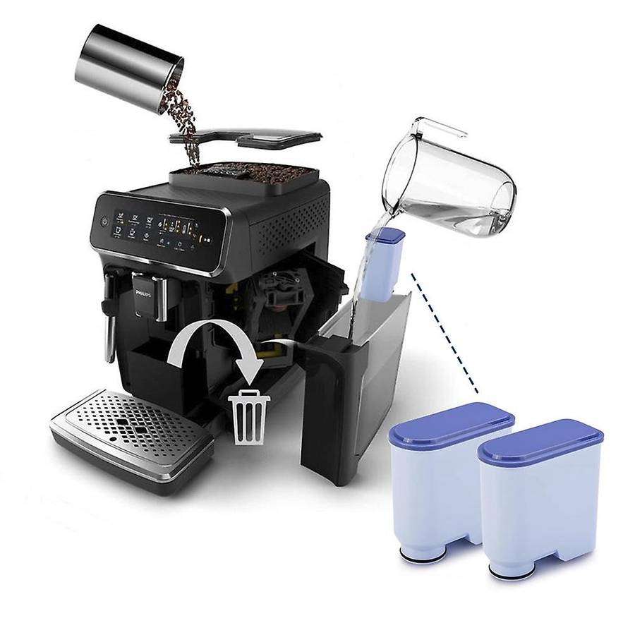 2pcs The Coffee Machine Filter Elements Is Suitable