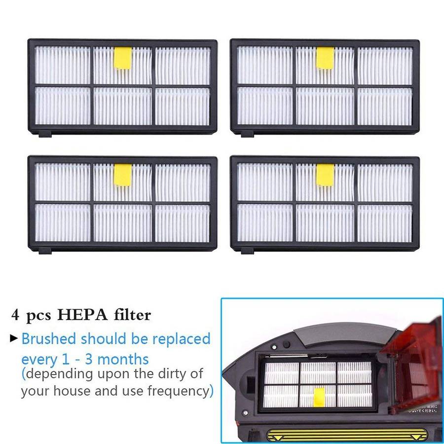 For Irobot Roomba Parts Kit Series 800 860 865- Brushes and Filters