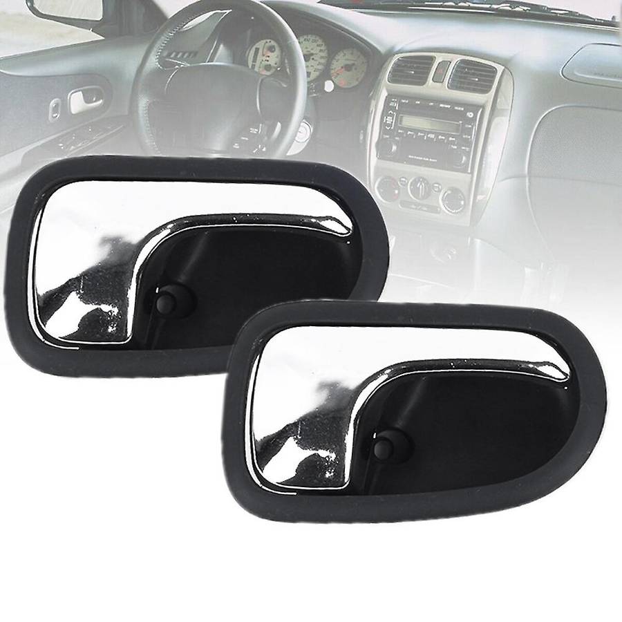 Gray Chrome Inner Door Handle for Mazda 626 for Ford Liata Activa
