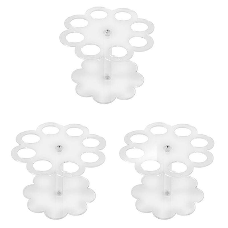 3x Detachable 8 Holes Acrylic Ice Cream Cone Holder