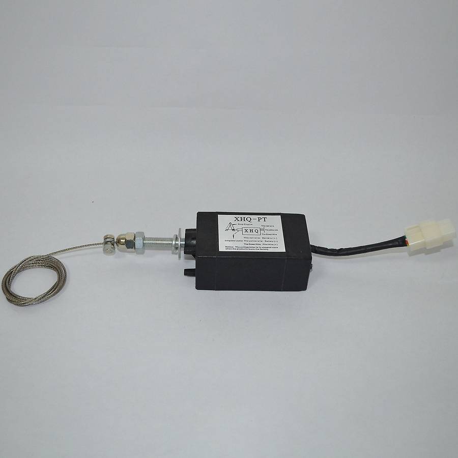 Normally Closed Dc 12v Engine Flameout Device Stop Solenoid Valve