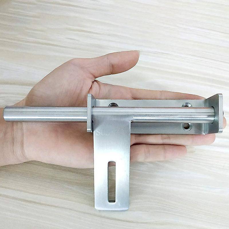 Stainless Steel Heavy-duty Left and Right Sliding Bolt Door Lock