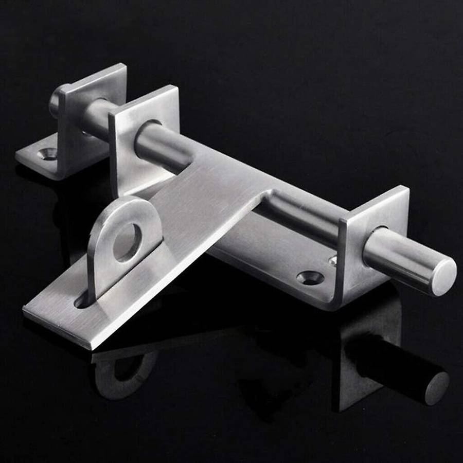 Stainless Steel Heavy-duty Left and Right Sliding Bolt Door Lock