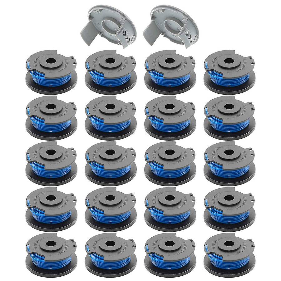 Autofeed String Trimmer Spool Line for Ryobi One+ (20 Spool +2 Cap)